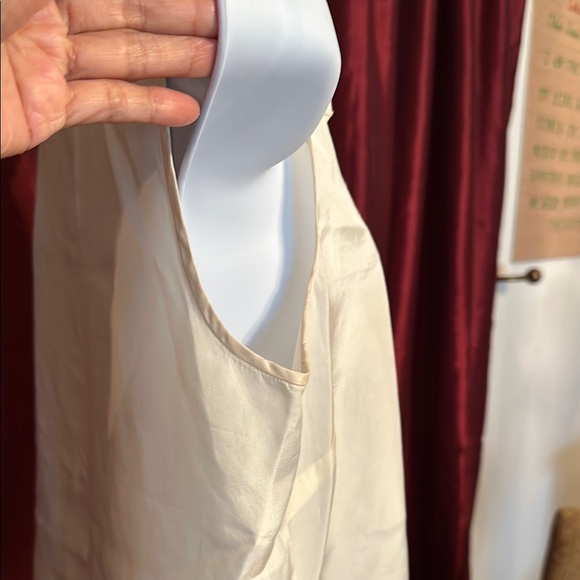 J. Crew Cream Ruffled Sleeveless Blouse - Picture 3 of 7